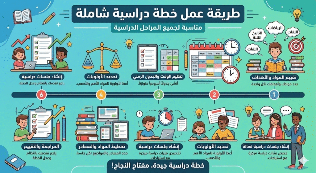 طريقة عمل خطة دراسية